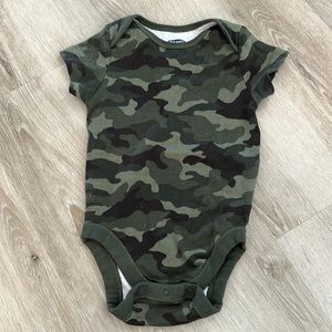 Old Navy Camo Bodysuit 6-12 Months